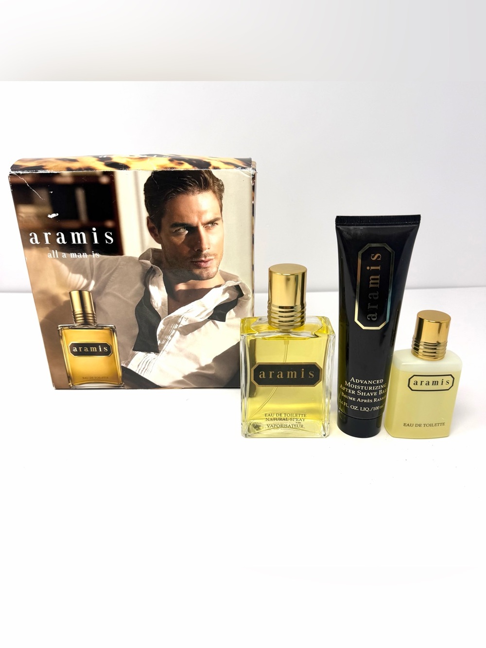 Aramis Men’s Gift Set Eau De Toilette Spray 3.7floz / Splash 1.7floz Aftershave